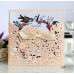 Pink Wedding Card Design Laser Cut  Square Invitation Card Customization 